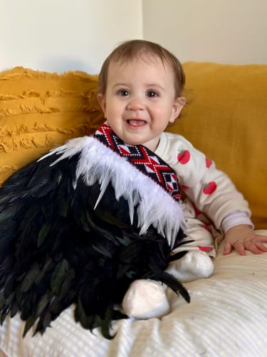 Customer photo review of Ngapuhi Newborn Maori Baby Korowai
