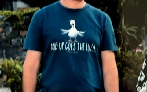 Customer photo review of Now we have the Salad · Unisex Premium Bio T-Shirt