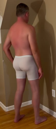 Customer photo review of Men's Athletic U Convex Pouch Boxer Briefs