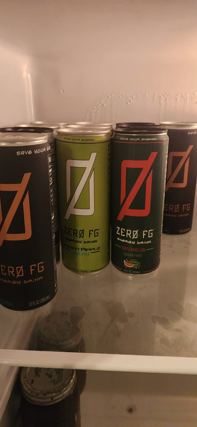Customer photo review of ØFG Energy Drink - Watermelon Sugar Free