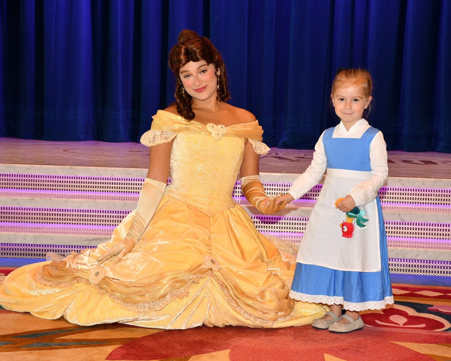 Customer photo review of The Fairy Godmother Collection Red Rose Princess Village Dress