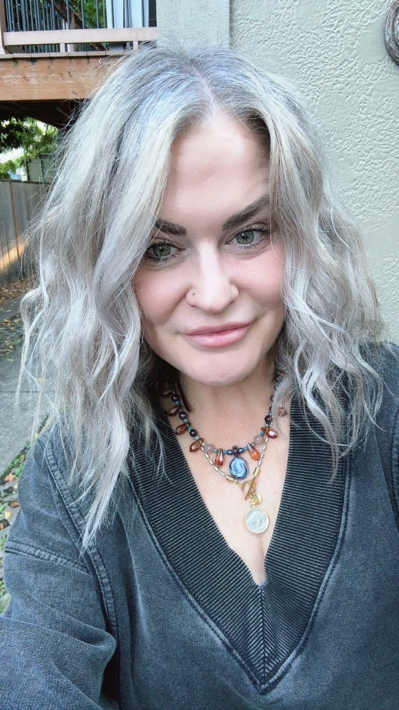 Customer photo review of Buffalo nickel necklace