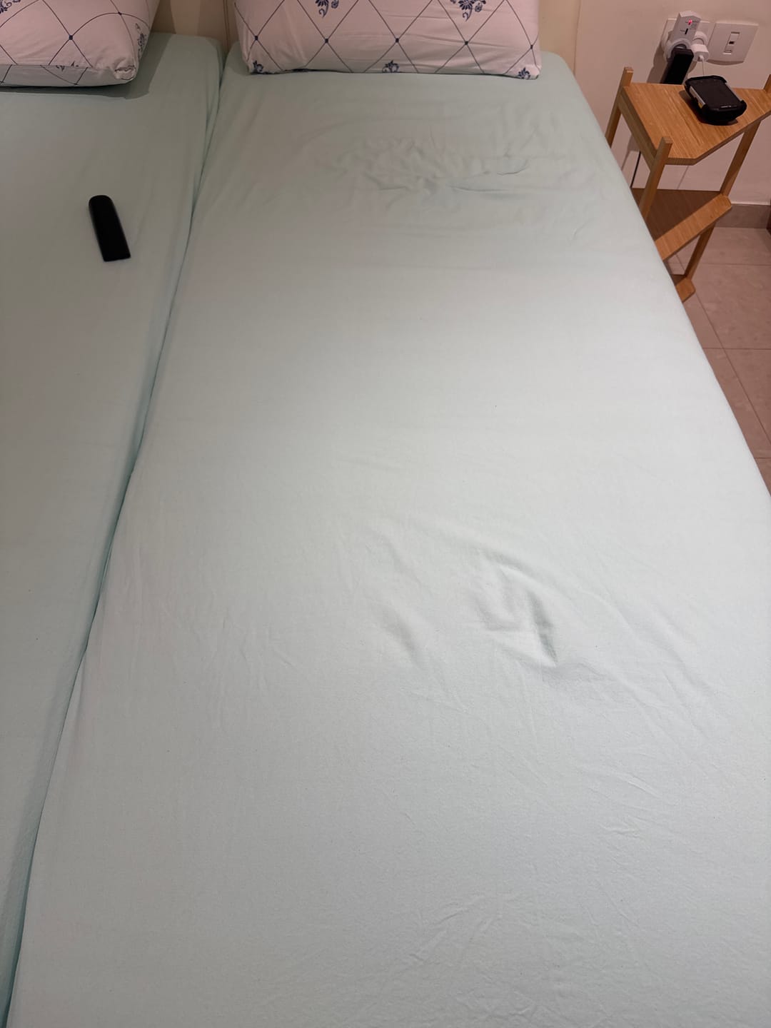 Customer photo review of סדין כותנה טורקיז - Ekko Cotton