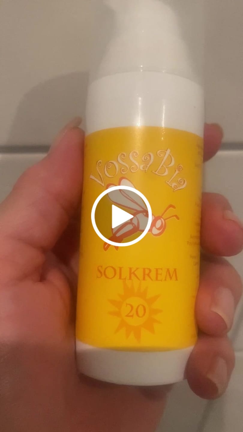 Customer video review of Solkrem