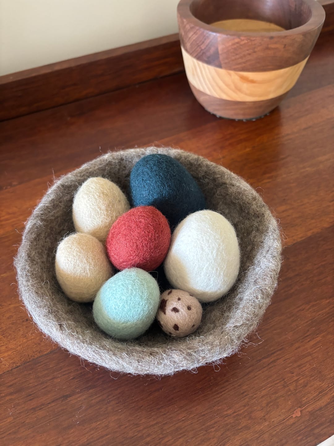 Customer photo review of Felt Birds Nest (Nest Only)