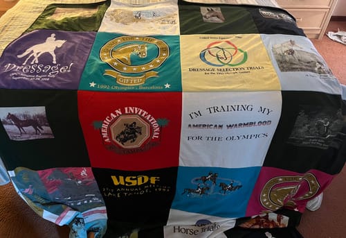 Customer photo review of Double Sided T-Shirt Quilt from Project Repat