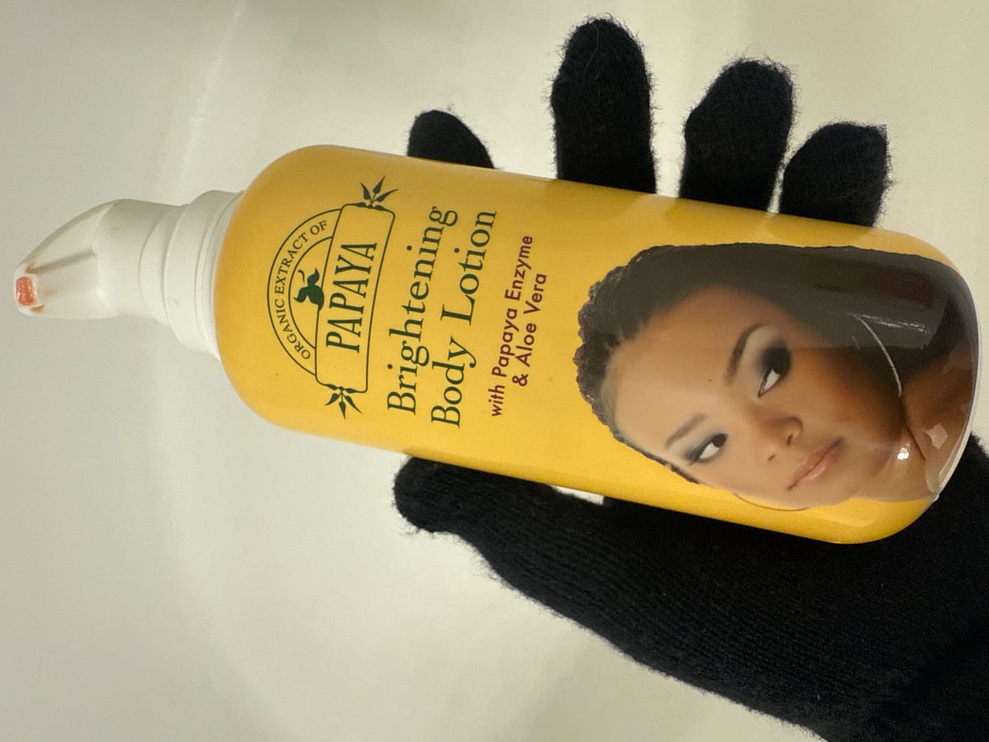 Customer photo review of Organic Extract of Papaya Brightening Body Lotion - 400ml