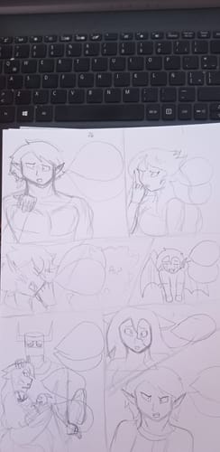 Customer photo review of Canson - Block Manga 30 hojas 200 g/m2