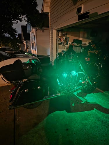 Customer photo review of Easy Install Moto LED Light Kit