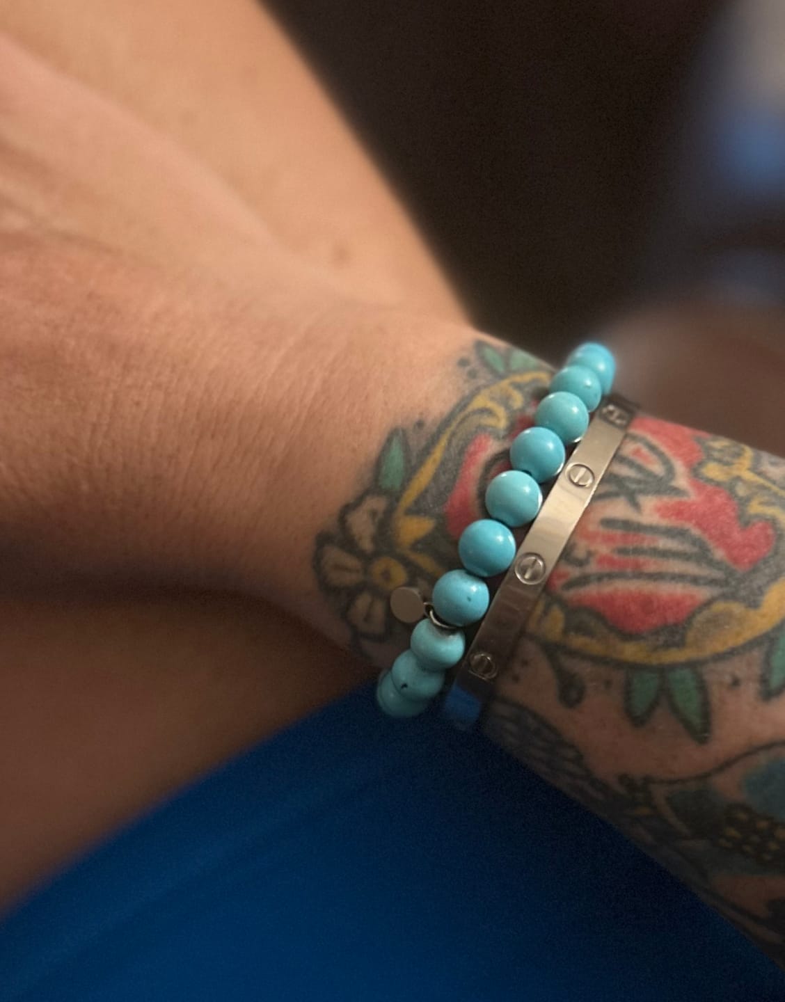 Customer photo review of Turquoise Bracelet