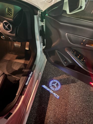 Customer photo review of MERCEDES DOOR LIGHTS