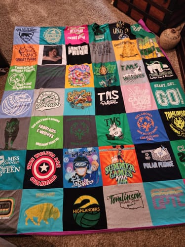 undefined review of Premium T Shirt Quilt image 1 out of 1