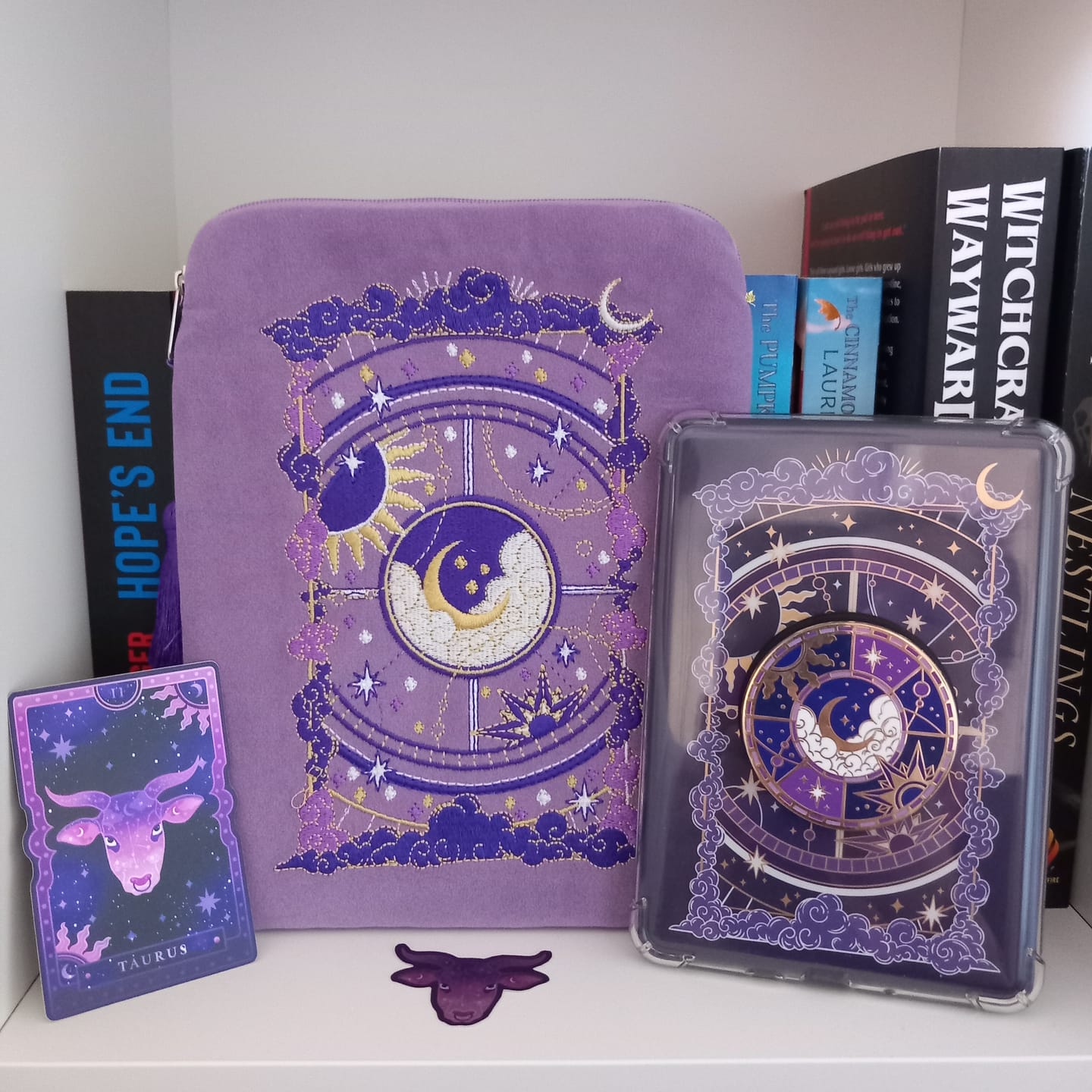 Customer photo review of Otherworldly Purple - Kindle Sticker Insert