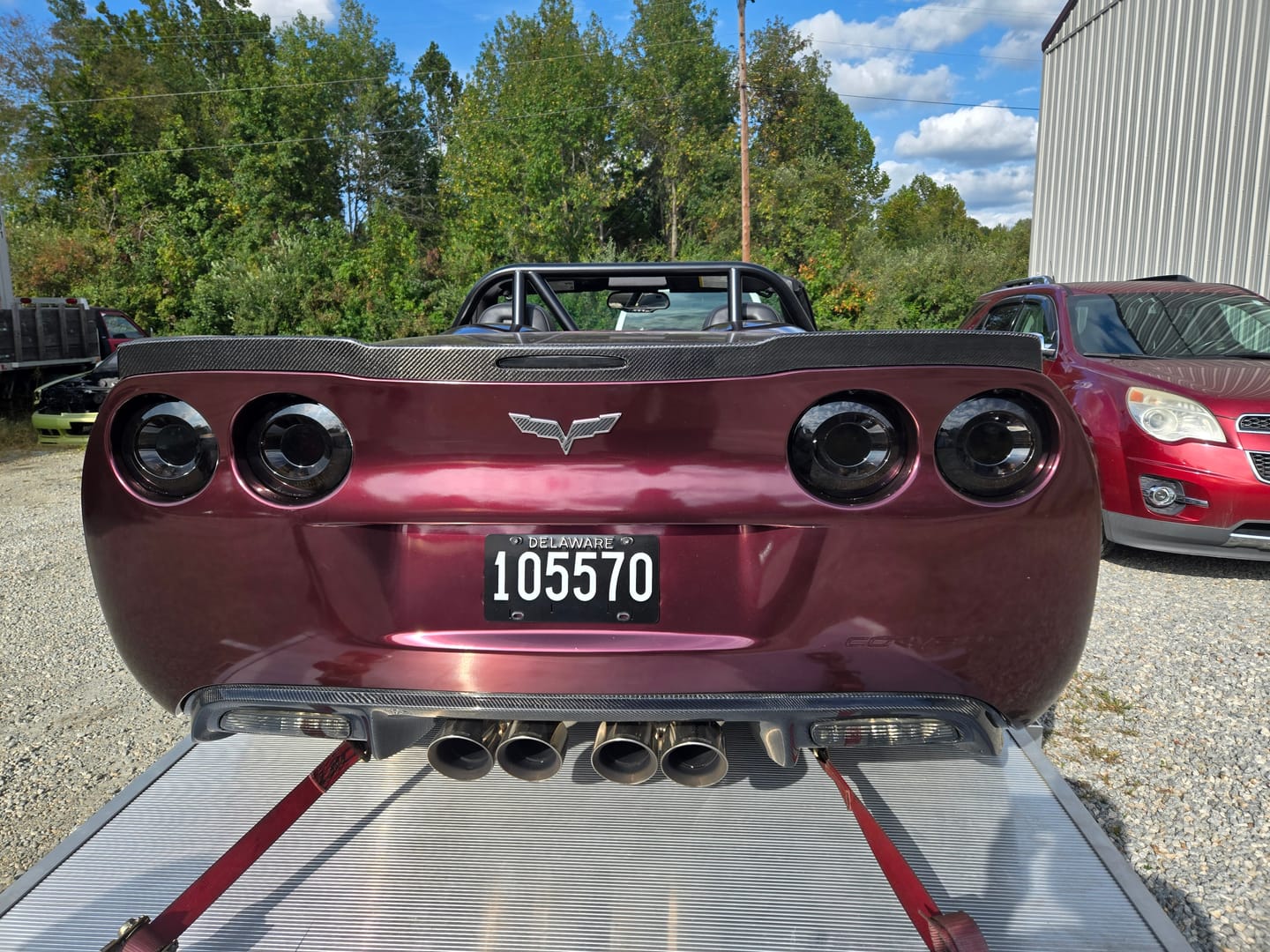 Customer photo review of 2005-13 Corvette C6 Rear Bumper Diffuser