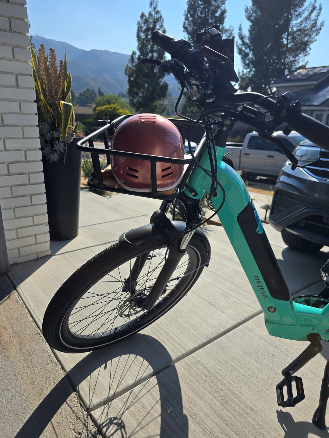 Customer photo review of Multi-Purpose Front Cargo Basket