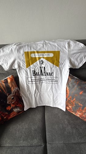 Customer photo review of Balkanac Limited Edition Premium T-Shirt