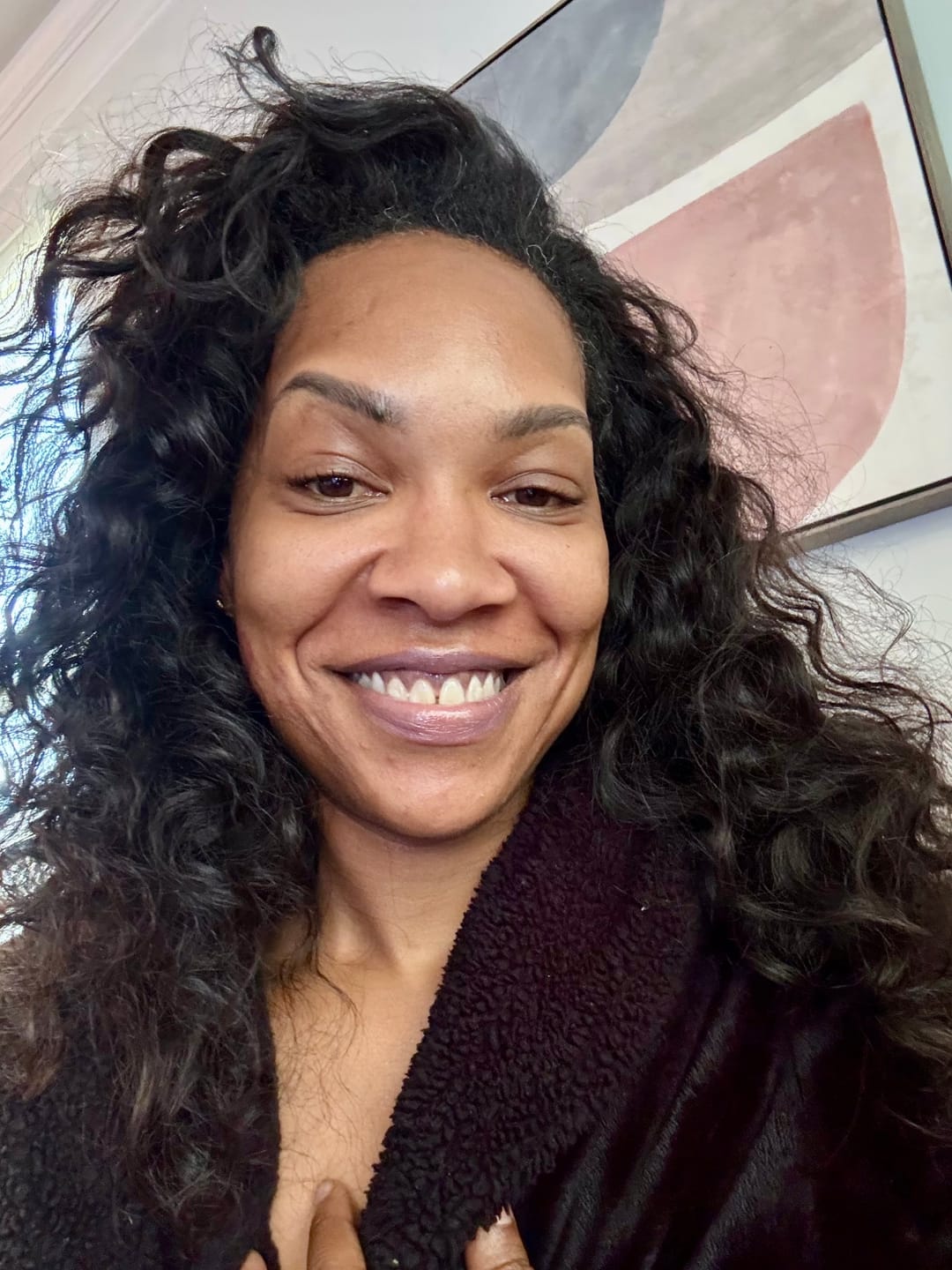 Customer photo review of Raw Indian Loose Curly Hair