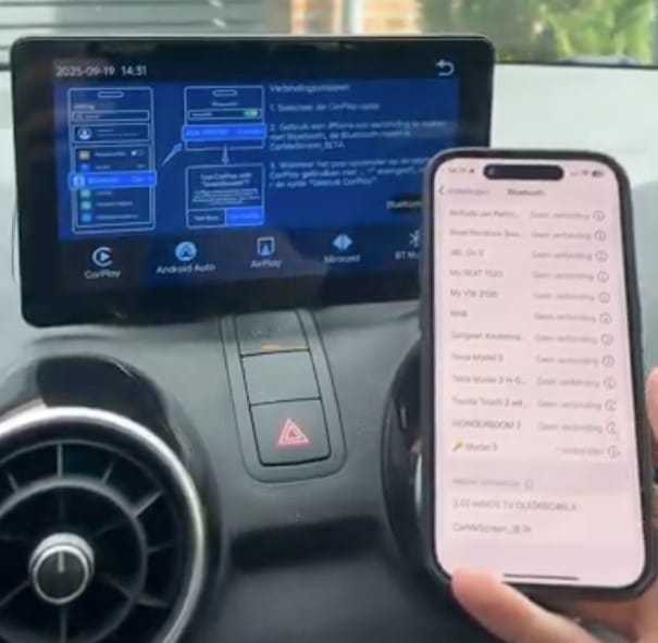 Customer photo review of CarPlay Scherm