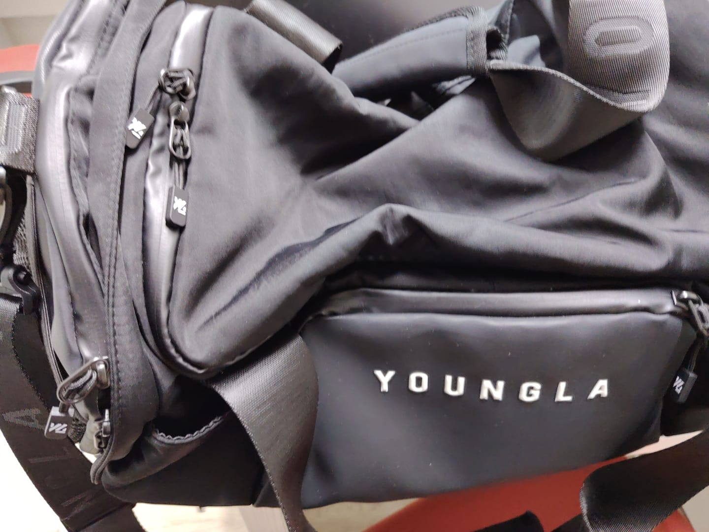 Customer photo review of 741 Hybrid Duffle Backpacks