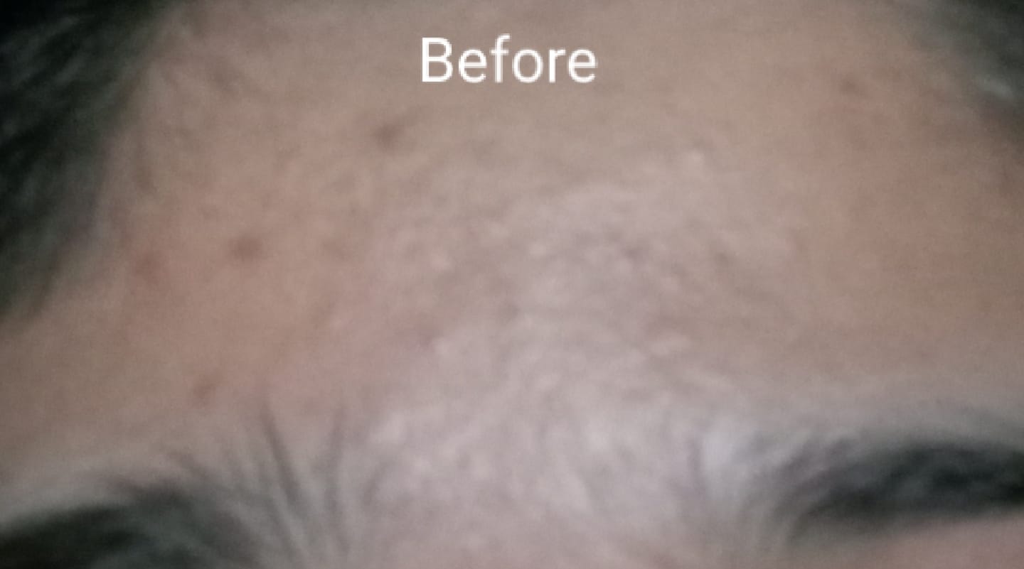 Customer photo review of Brightening Pink Clay Mask