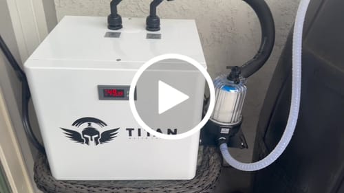 Customer video review of Universal Ice Bath Chiller Black