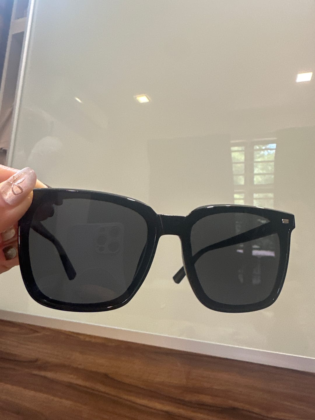 Customer photo review of Cleo Square Framed Sunglasses