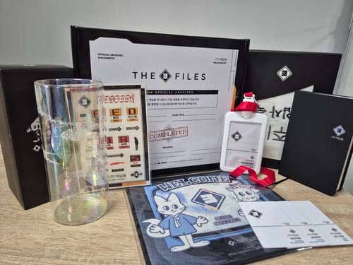 Customer photo review of Got Dropped into a Ghost Story, Still Gotta Work - Baekilmong Welcome Kit