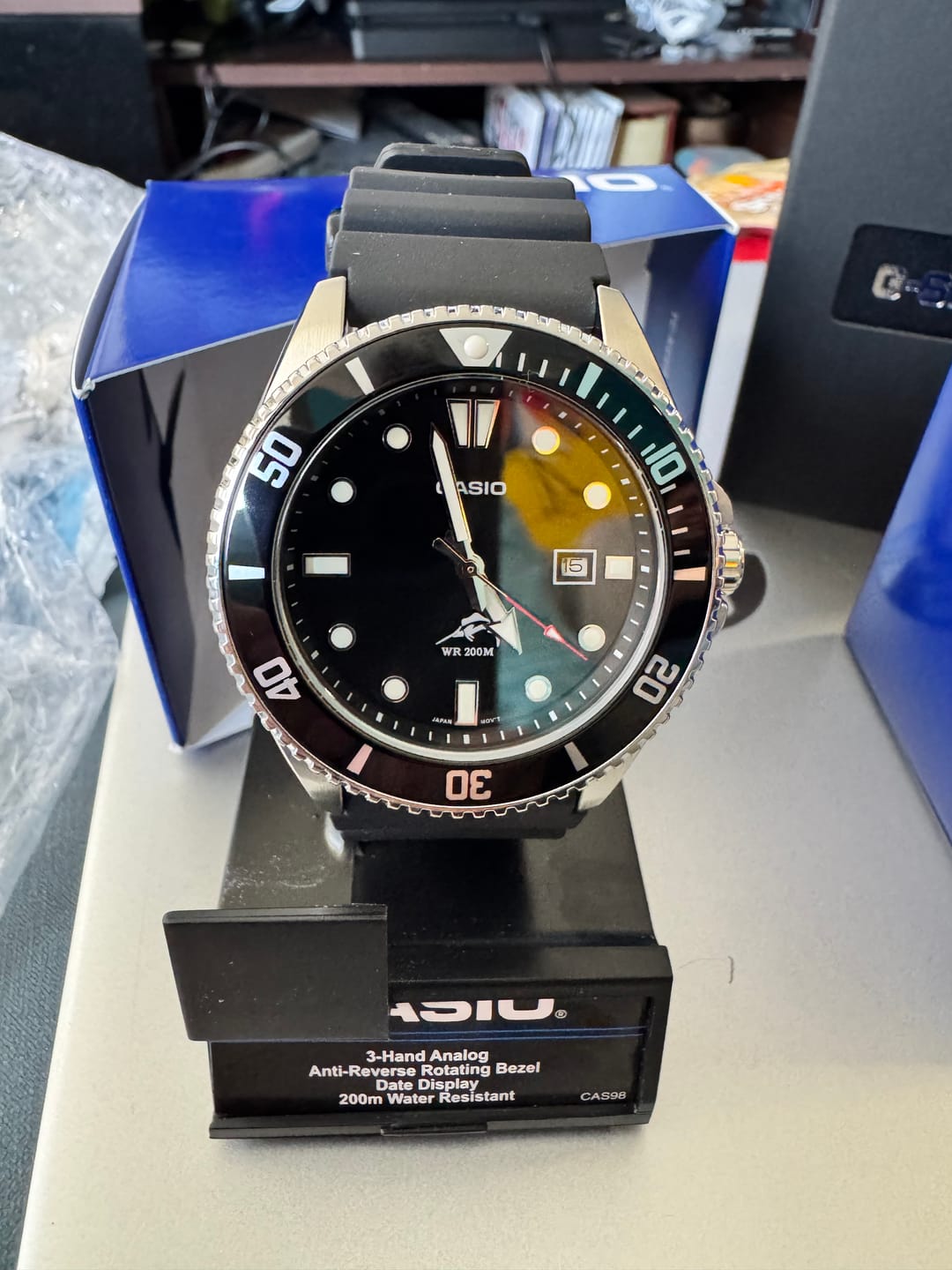 Customer photo review of Reloj Casio Submariner Marlin Duro MDV106-1AV Negro Buceo
