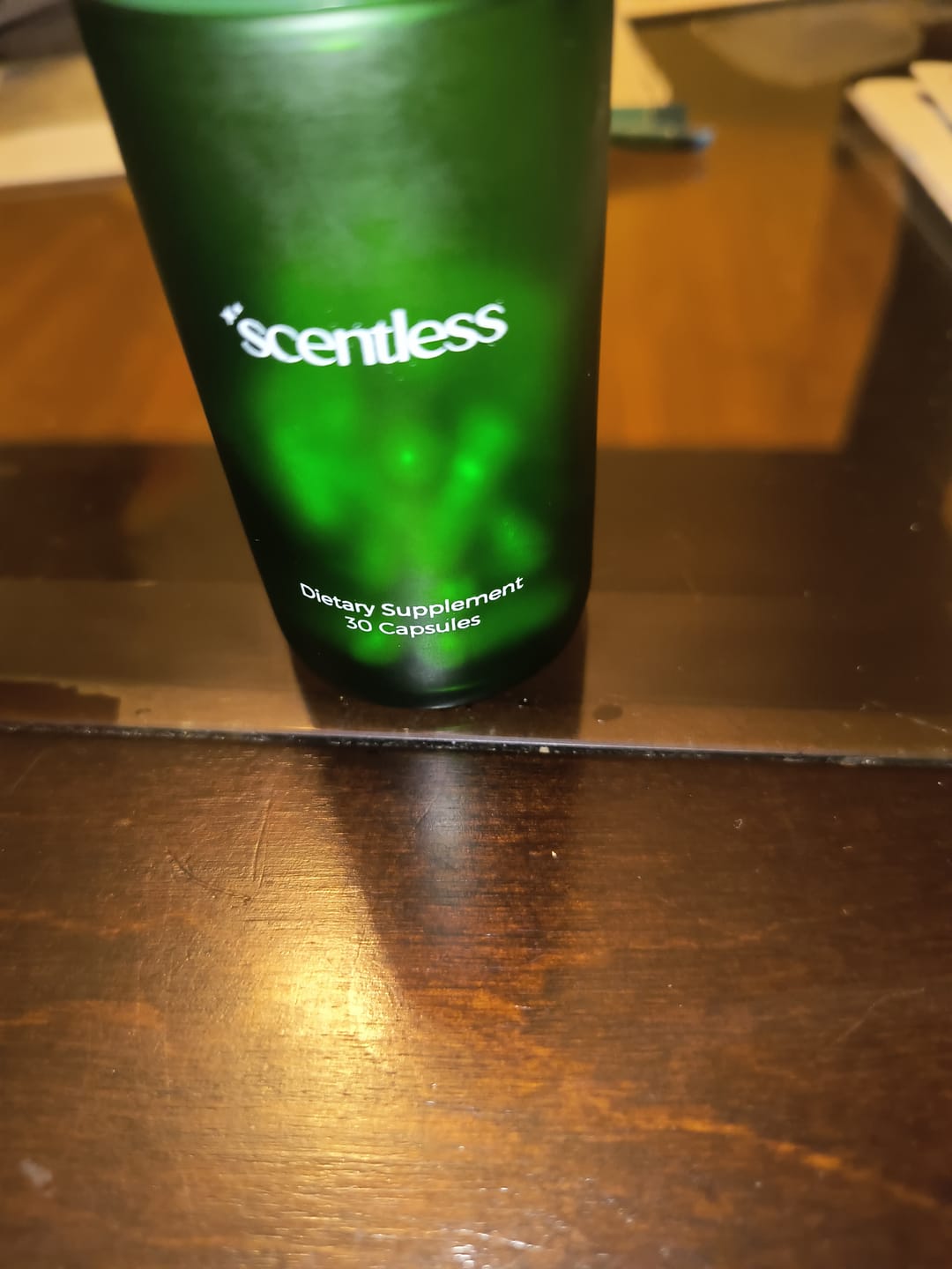 Customer photo review of Scentless Deodorant Supplement