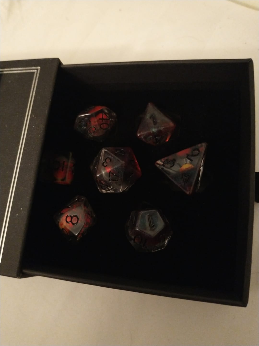 Customer photo review of Mystery Dice Set Subscription