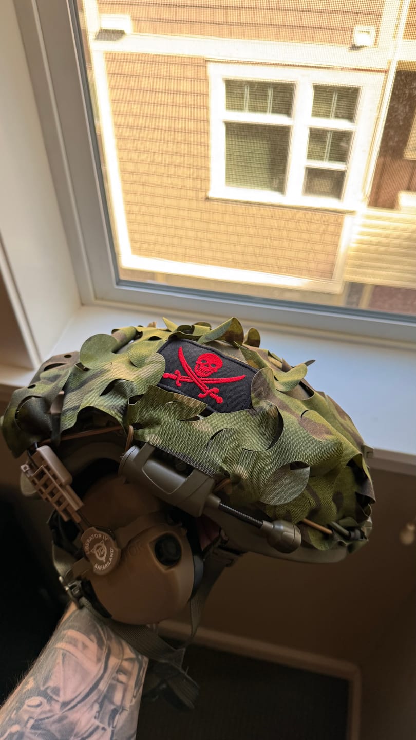 Customer photo review of HelmetScrim™ 2.0 | Camo Netting for Helmet