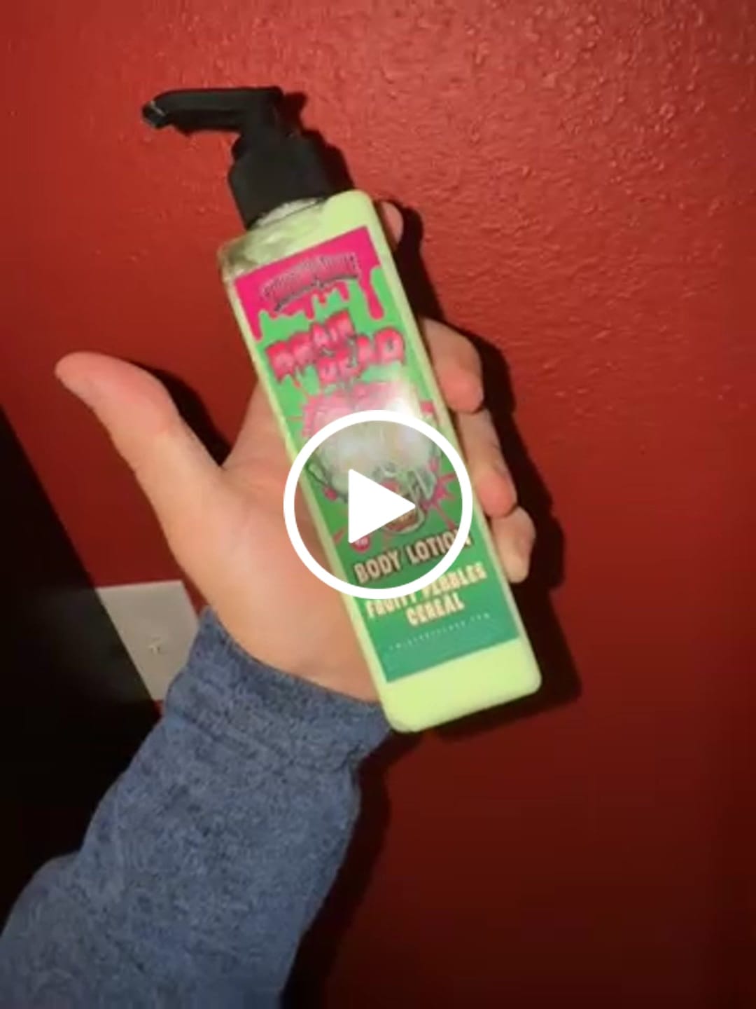 Customer video review of Brain Dead Body Lotion