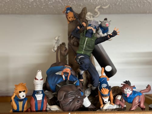 Customer photo review of Kakashi Action Figure – 35.5cm | Premium PVC with Ninja Dogs, Naruto Collectible