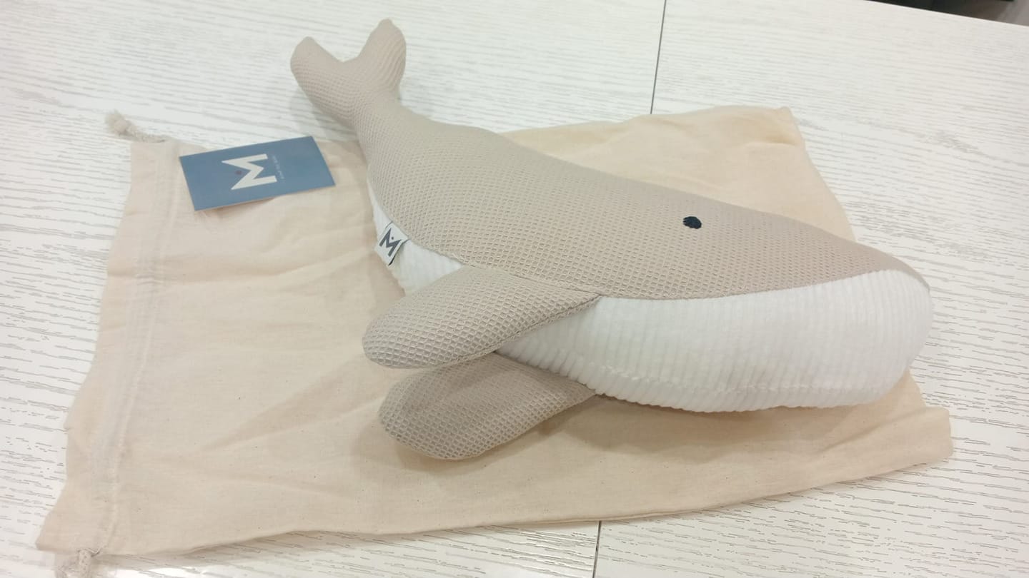 Customer photo review of Peluche Ballena Susi - BEIGE