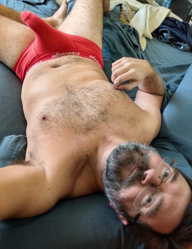 Customer photo review of FreeLonger Men's Comfy Separate Big Pouch Briefs