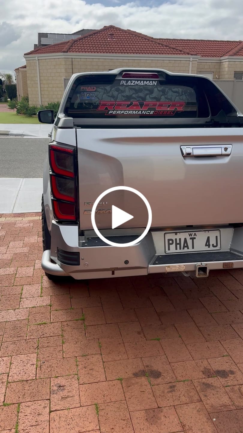 Customer video review of Smoked LED Tail Lights for Isuzu Dmax 2020+