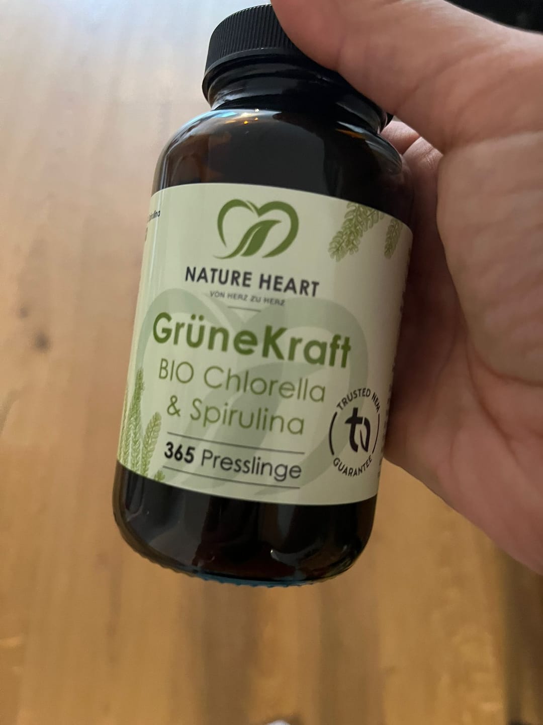 Customer photo review of Grüne Kraft - Bio Chlorella & Spirulina