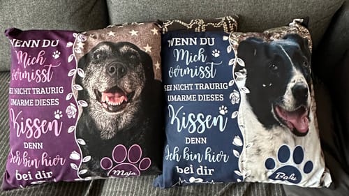 Customer photo review of Seelentröster - Individuelles Kissen