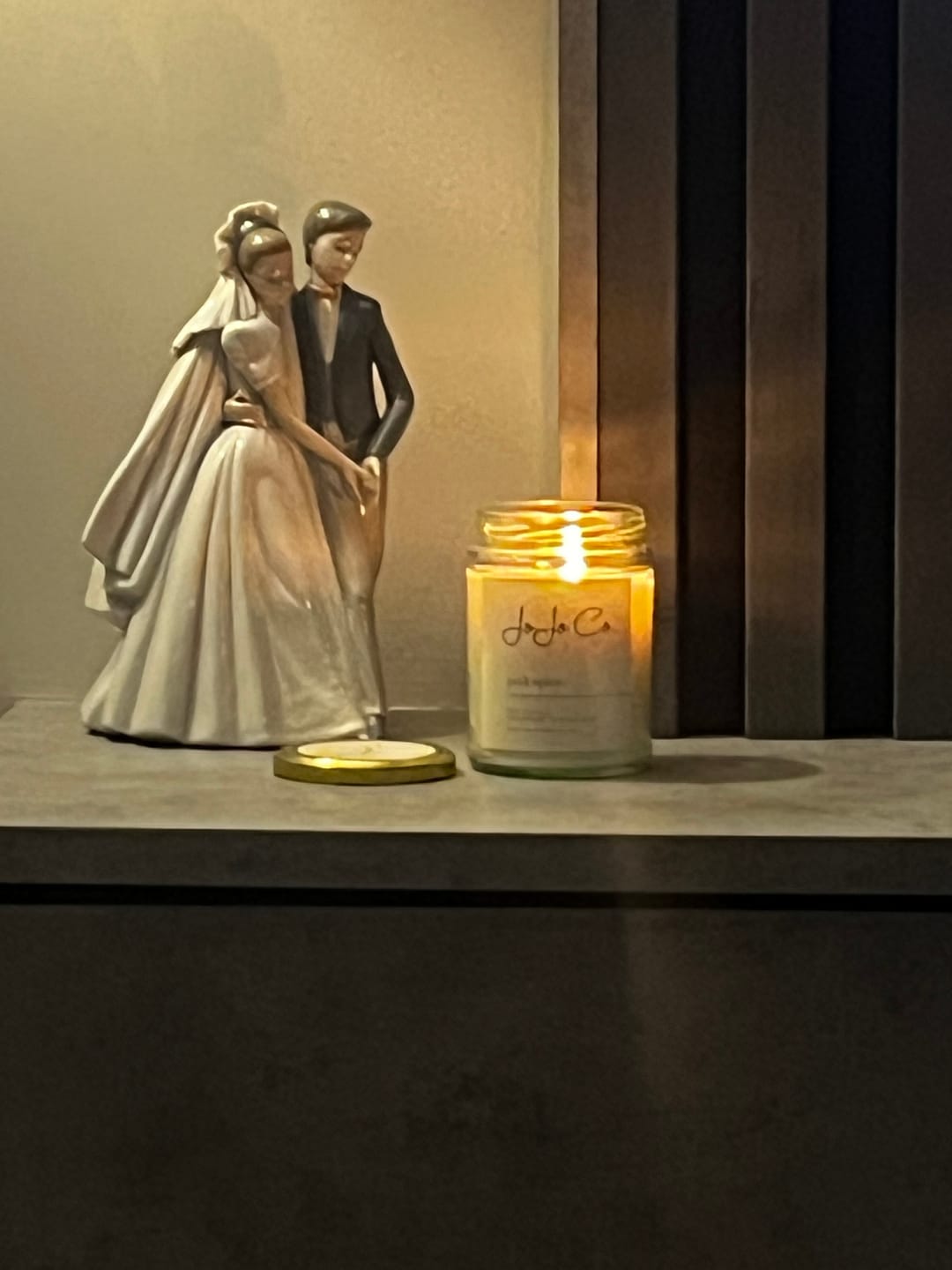 Customer photo review of Pink Spice Candles
