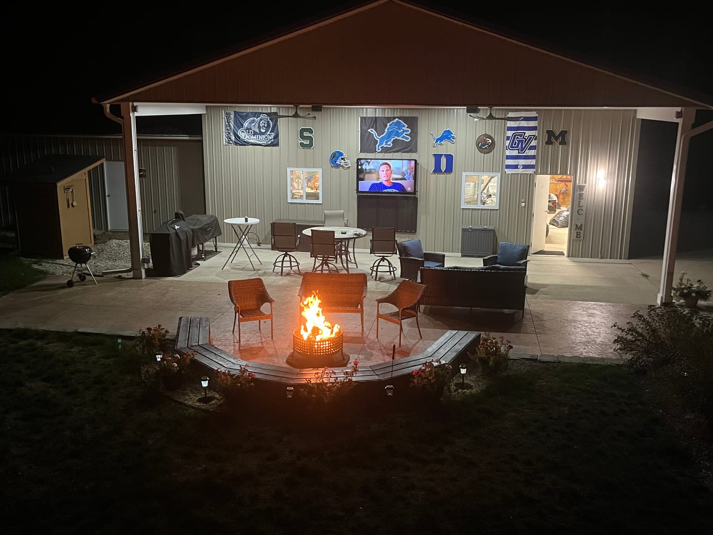 Customer photo review of Michigan State "S" 3D Vintage Metal Wall Art