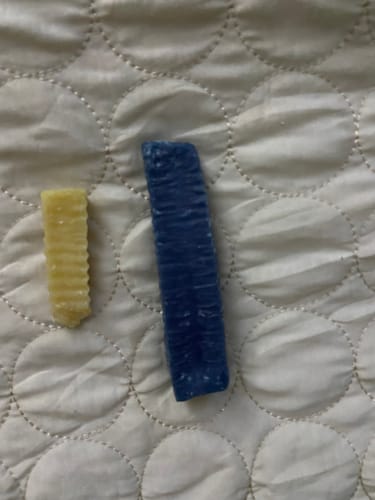 Customer photo review of Yak Chew Pack – 6 Flavor-Infused Sticks