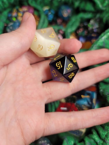Customer photo review of Mystery Dice Blind Bags!