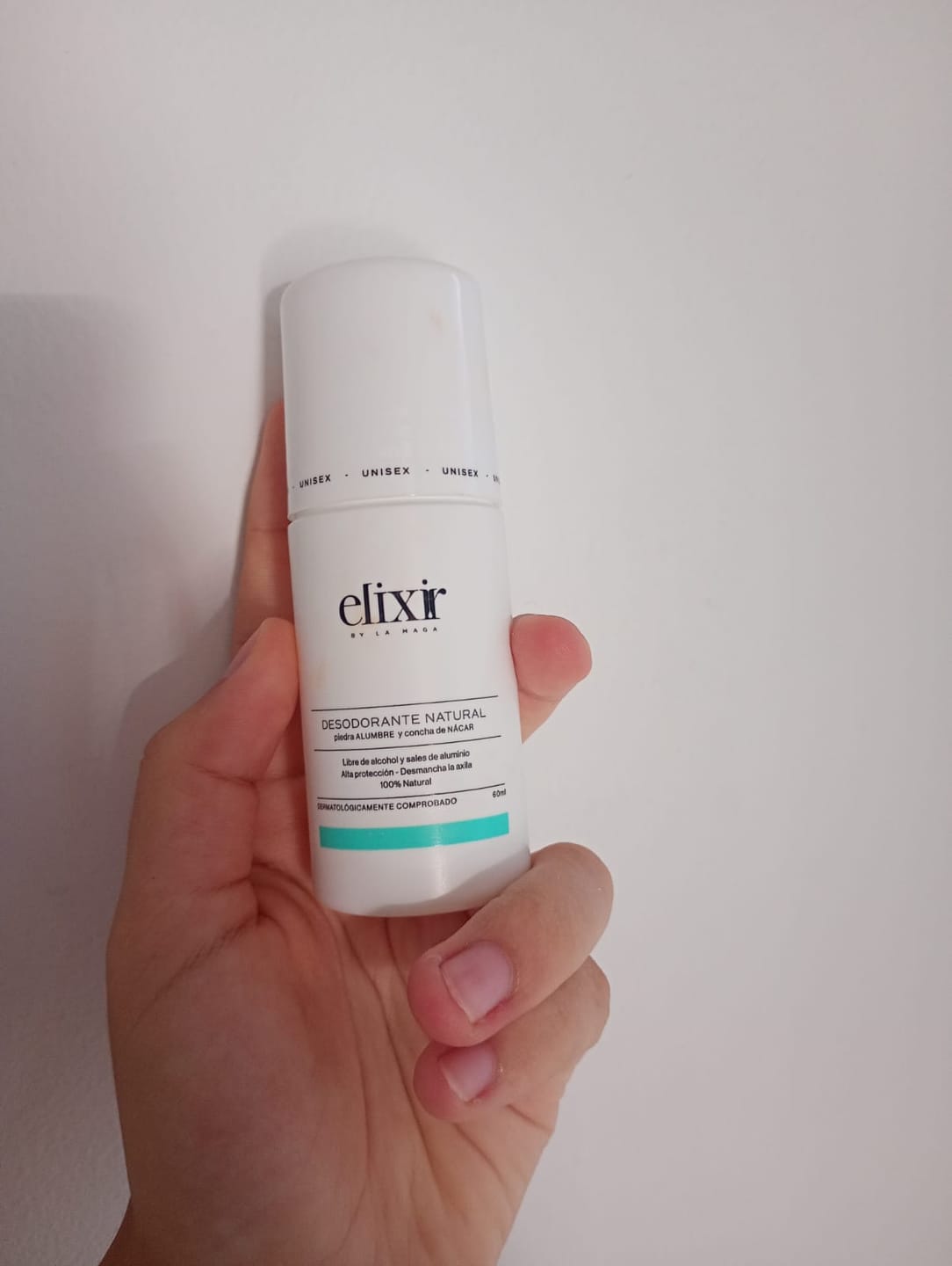 Customer photo review of Desodorante Natural Unisex
