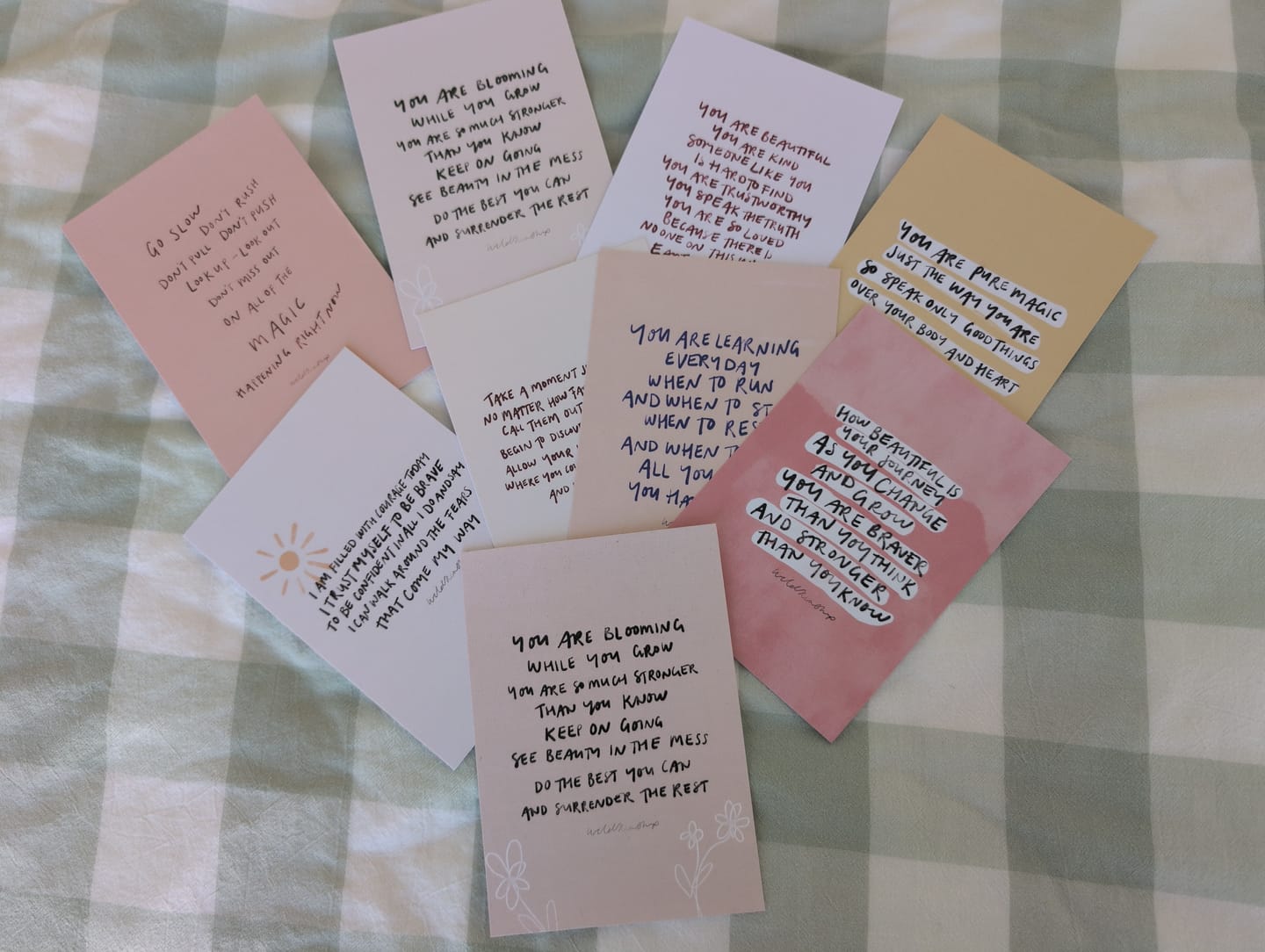 Customer photo review of Courage Postcards Vol. 1 (8pk) Everyday Courage