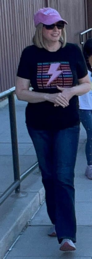 Customer photo review of One More Chapter Energy Shirt for Book Lovers