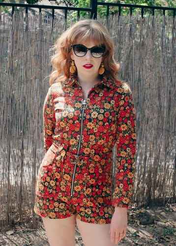 Customer photo review of The Marigold Romper