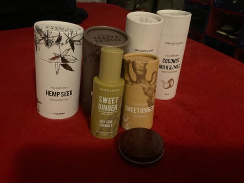 Customer photo review of [Nut-Free] Sweet Ginger Dry Oil for Sensitive Skin