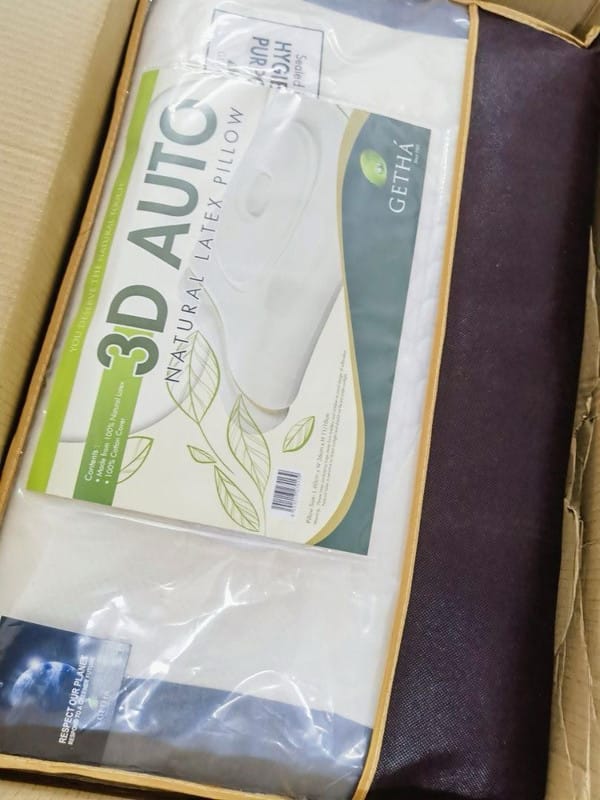 Customer photo review of Getha 3D Auto Latex Pillow