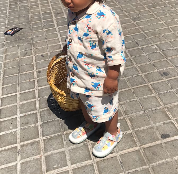 Customer photo review of Bluebirds Button Through Pyjamas Short Set