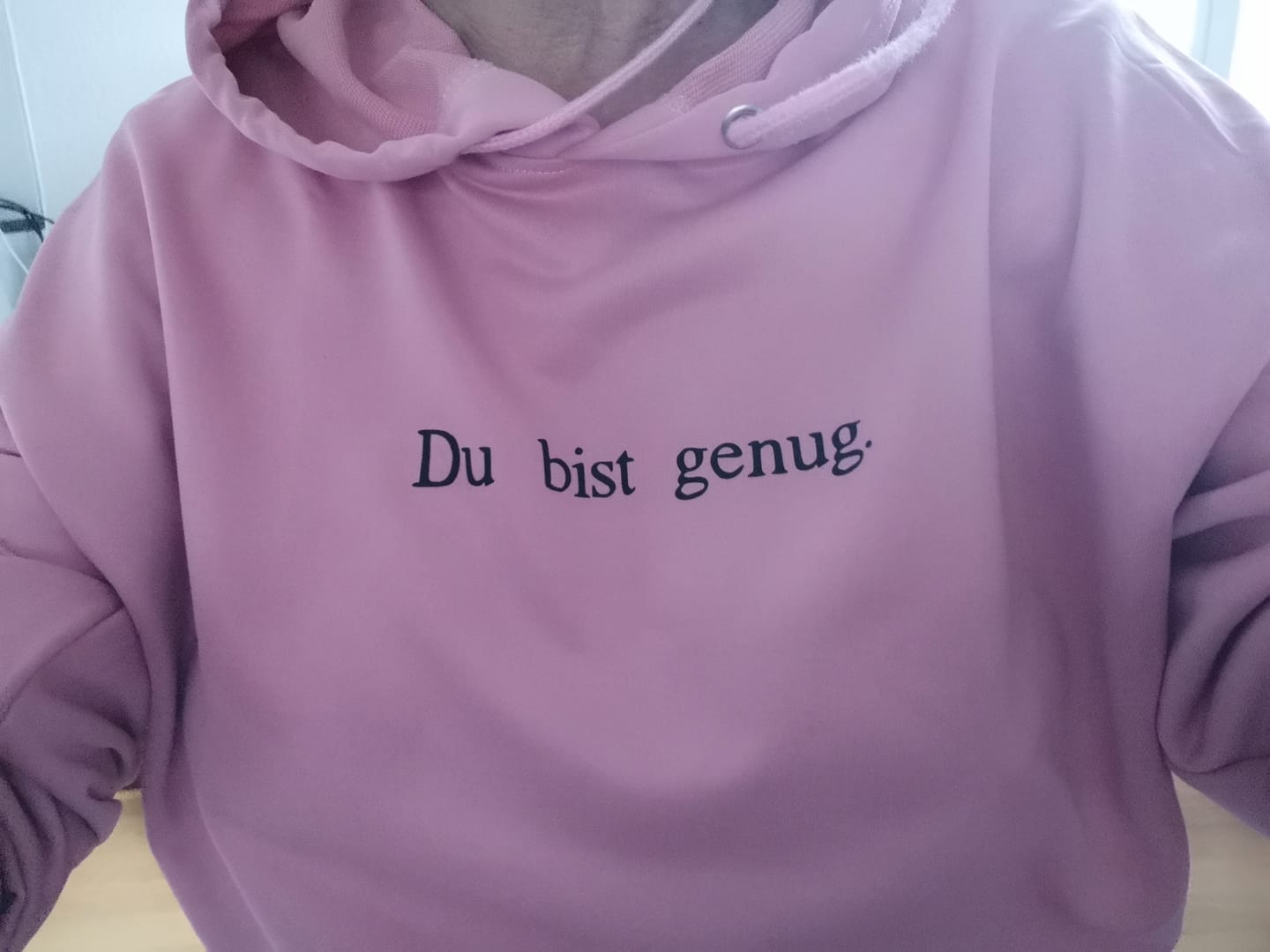 Customer photo review of Wertvoll Du™ Kapuzenpullover